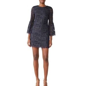 Dress The Population Navy Paige Sheath Dress Lace Size Medium‎